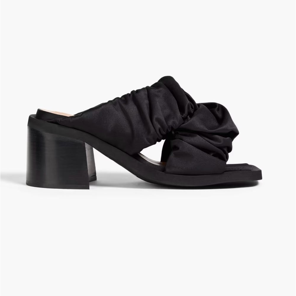 Ganni Rouched Satin Mules-great condition! 39